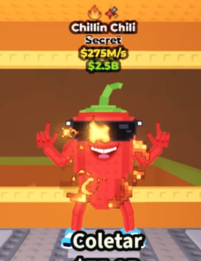 Brainrot Secret Chillin Chili R$275M/s