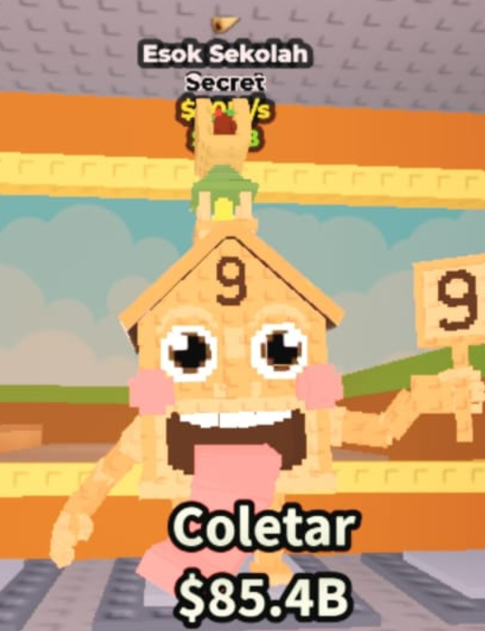 Brainrot Secret Esok Sekolah R$90M/s