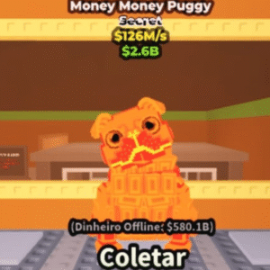 Brainrot Secret Lava Money Money Puggy R$126M/s