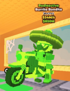 Brainrot Secret Radioactive Burrito Bandito R$34M/s