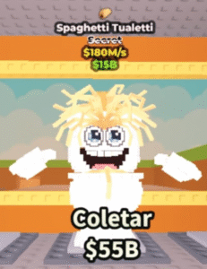 Brainrot Secret Spaghetti Tualetti R$180M/s
